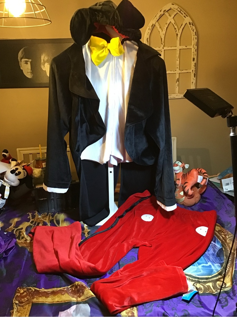 Vintage disney shopping.com Mickey Mouse tuxedo adult size large